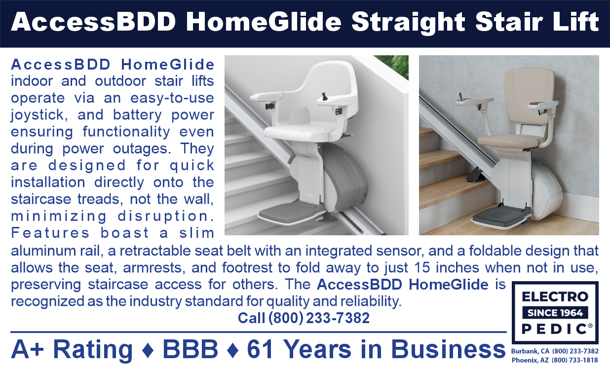 AccessBDD HomeGlide stair lift